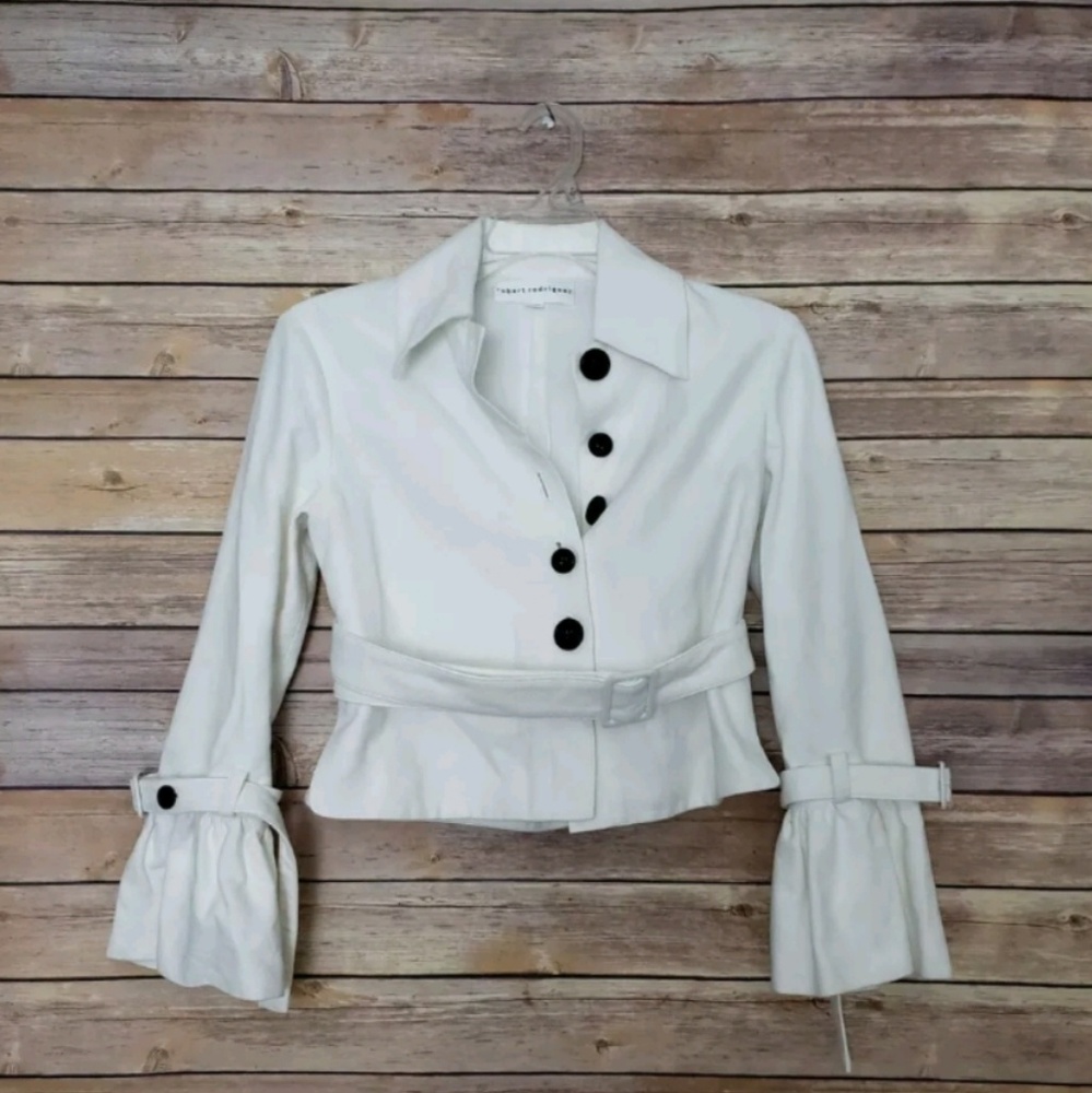Robert Rodriguez Cropped Bell Sleeve Jacket Size 0